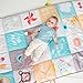Taf Toys I Love Big Mat | Baby Activity Mat, Baby’s Development and Easier Parenting, Soft Colored & Thickly Padded for Comfort, Ideal for Twins, Best for Fun and Tummy Time Activities, Double Size