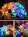 SKYFIRE Solar-Powered Flower Outdoor String Lights, 50LED Waterproof Blossom Solar Fairy Lights for Outdoor,Garden, Patio