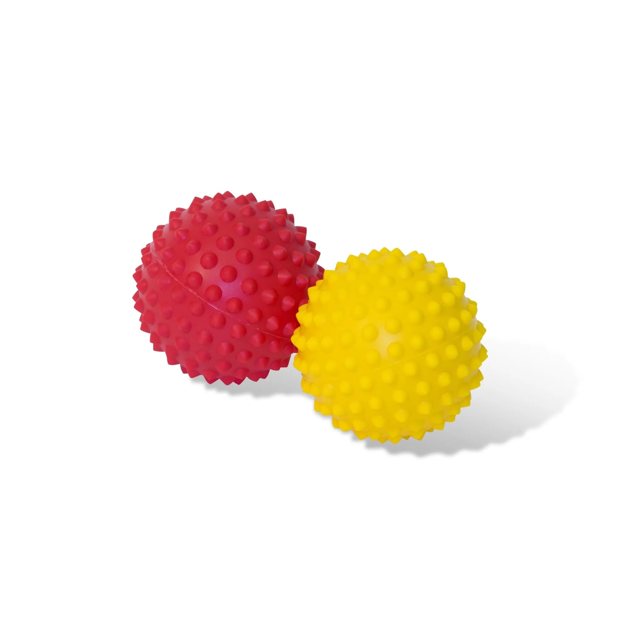 Physical Company Unisex Adult Prickle Stimulating Ball - Red/Yellow, Size 9
