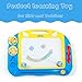 Magnetic Drawing Board for Kids and Toddlers with Stamps and Pen, Erasable Colorful Doodle Board, Preschool Learning and Educational Toy, Portable Magna Doodle Pro for Travel