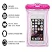 Universal Waterproof Phone Case of 3 Pack Set,Floating Pouch Night-Visible Smartphone Dry Bag for iPhone X/8/8 Plus/7/7 Plus/6S/6/6S Plus/SE/5S/5C,Galaxy S8/S8 Plus/Note 8 6 5, Pixel 2 up to 6.0