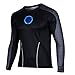 Afoxsos Super Hero Capitain America Solider Cycling Long Sleeves T-Shirt