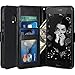 Moto G5 Plus Case, LK Luxury PU Leather Wallet Flip Protective Case Cover with Card Slots and Stand for Motorola Moto G Plus (5th Generation) - Black
