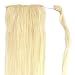 Human Hair Ponytail Extension Wrap 20” 100% Real Remy Premium Grade AAAAA 80 Grams Long Straight Human Hair Silky Soft by Knockout Hair (#60 Lightest Blonde)