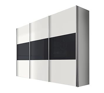 Solutions 46910 211 Sliding Door Wardrobe 3 Glass Doors Handles