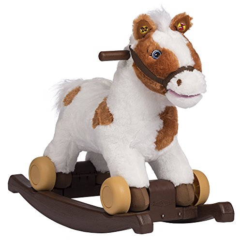 Rockin' Rider Carrot 2-in-1 Pony Plush Ride-On, Painted