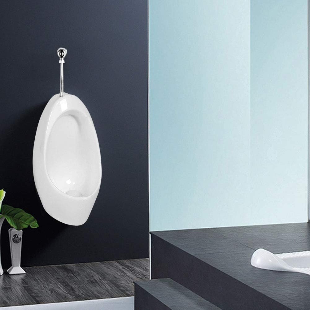 Amazon Com Wall Mounted Urinal Household Universal Wall Hung Urinal Funnel Toilet Bathroom Accessory With Ceramic Material White Health Personal Care