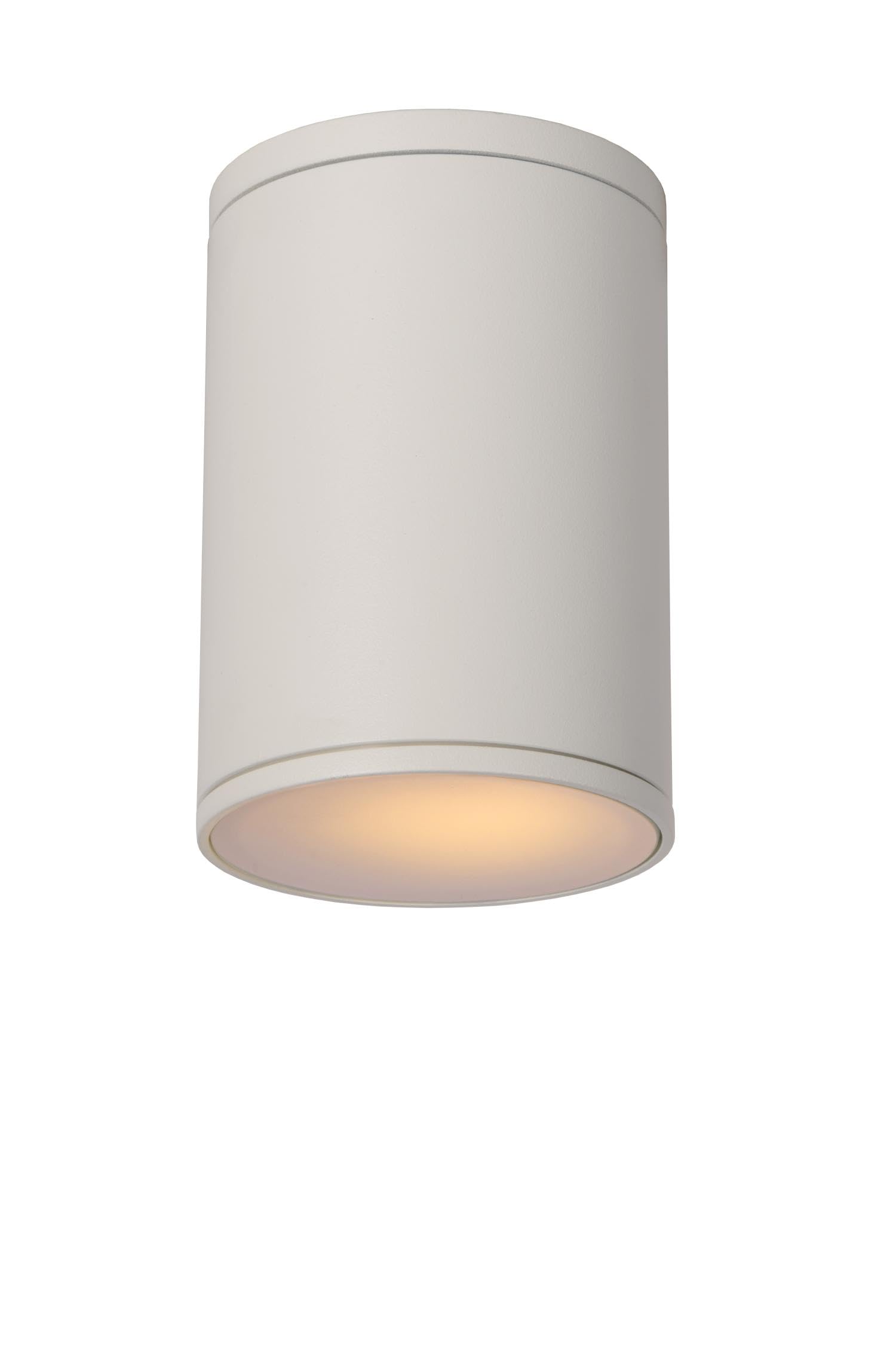 LUCIDE TUBIX - Ceiling Spotlight Indoor/Outdoor - Ø 10,8 cm - 1xE27 - IP54 - White