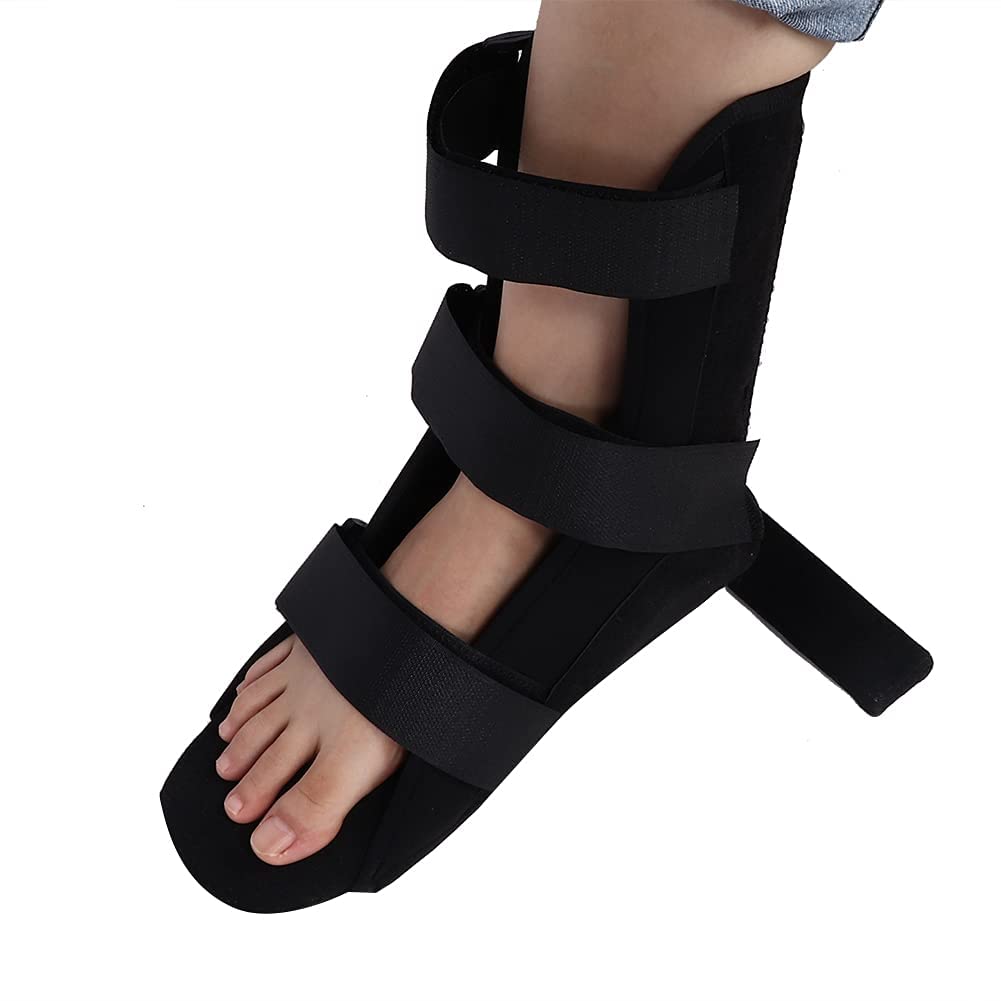 Professional Foot Fracture Boot for Ankle Support and Joint Immobilization, Adjustable Walking Brace for Sprain Recovery (Medium, Black)
