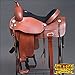 HILASON TREELESS WESTERN LEATHER TRAIL BARREL RACING HORSE RIDING SADDLE