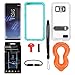 EFFUN Samsung Galaxy S8 Waterproof Case, IP68 Certified Waterproof Underwater Cover Dustproof Snowproof Shockproof Case with Built-in Screen Protector for Galaxy S8 Aqua Blue