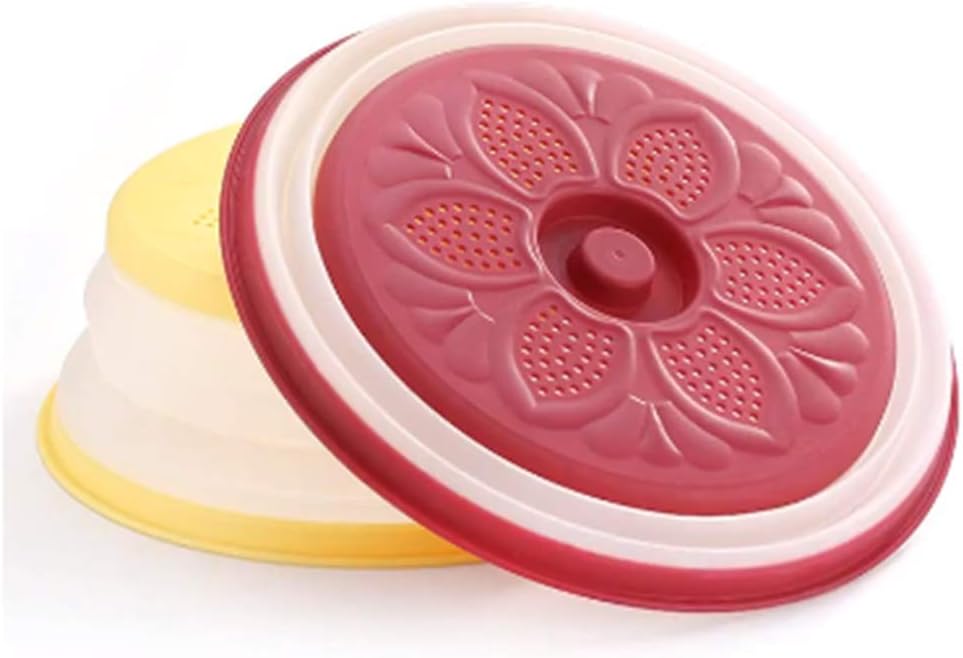 Mikrowellen-Abdeckhaube Mit Sieb - Faltbarer Spritzschutz Für Sauberes Kochen