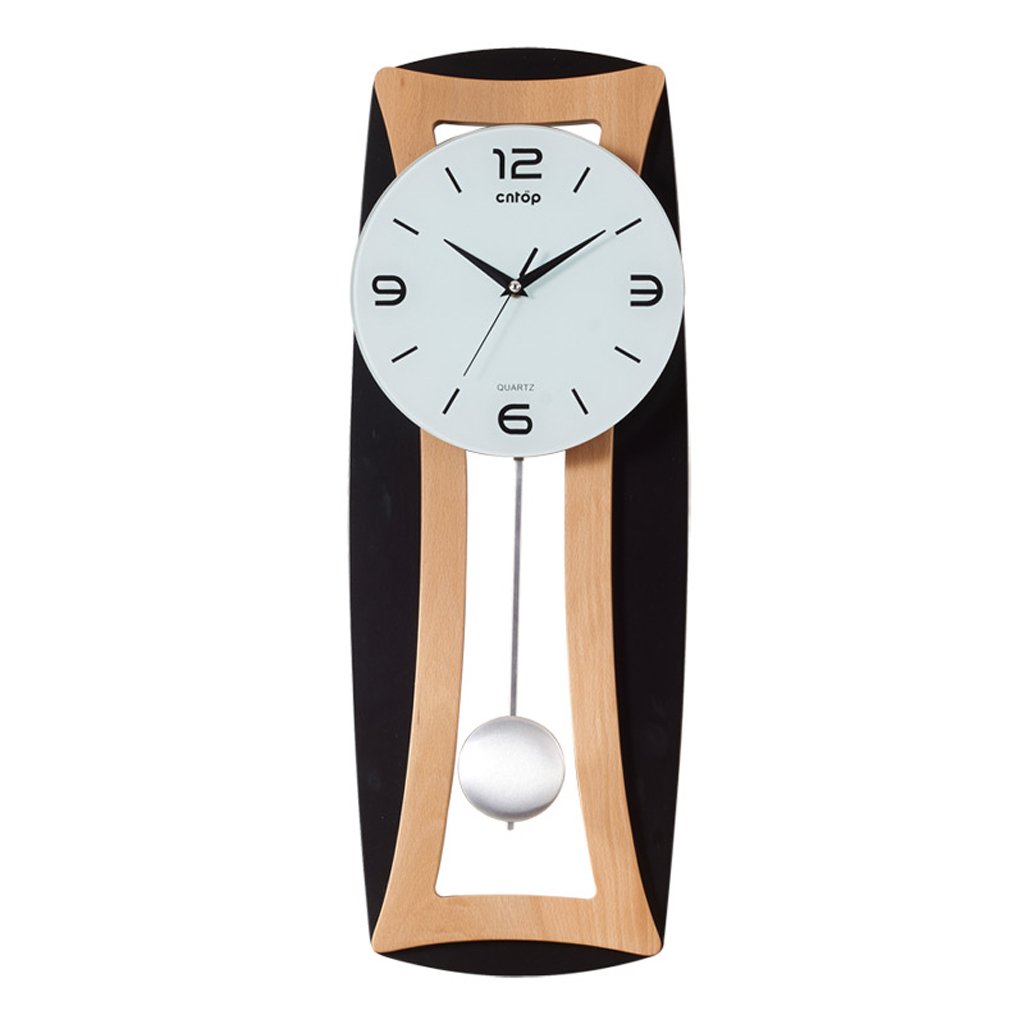 偉大な Txxm 壁掛け時計ミュートクリエイティブ手作りの振り子時計クリエイティブリビングルームのベッドルームの長いセクション 色 Black B07f3xdkttblack 受賞店舗 Renderbau Mn