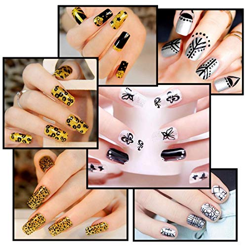 Biutee Nail stamping polish gel Pack of 6 Colors UV LED Gel Polish for nail stamping plate - Thumbnail 6