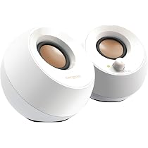 Creative Pebble Pro ホワイト CAIXA DE SOM 2.0 PEBBLE USB TIPO A 2W RMS CREATIVE LABS BRANCA