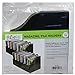 Evelots Magazine File Holder - Set of 12 Black - Office Desk Organizer - Sturdy Cardboard - New Upgraded Double Front Panel for More Stability - Full 4 Inch Wide - Easy Assemble
