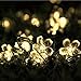 Innoo Tech Outdoor Solar String Lights 21ft 50 Led Blossom Flower Fairy Light for Garden Patio Wedding Party Bedroom Christmas Decoration Warm White