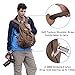 CADeN Camera Backpack Waterproof Vintage Canvas Camera Bag Case for DSLR Mirrorless SLR Cameras Lens Laptop Photography Men Women Coffee