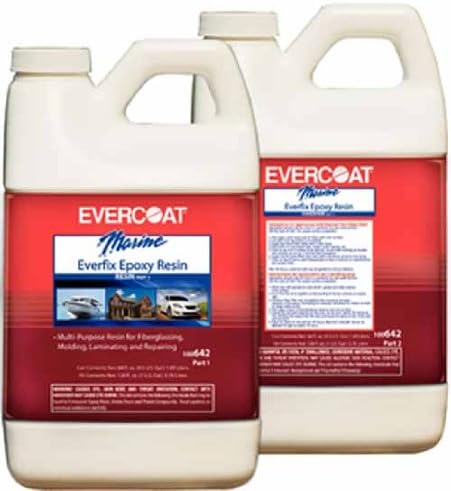Fibreglass Evercoat 100642 Everfix Epoxy Resin Kit Gal Made by Fibreglass Evercoat