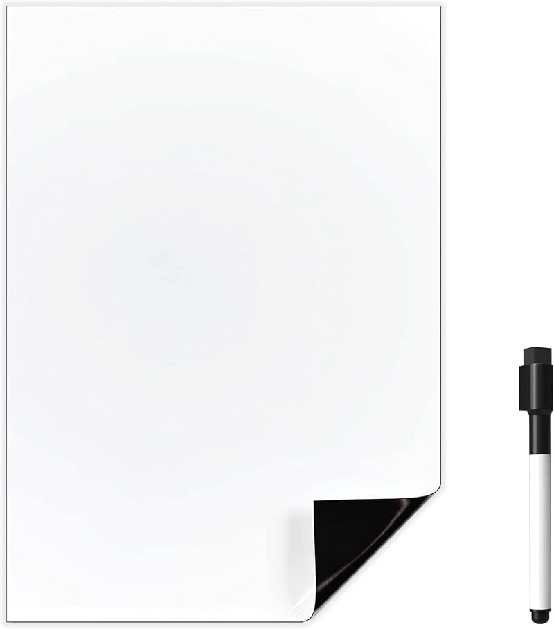 The Magnet Shop TMS A4 Magnetic Whiteboard for Fridge