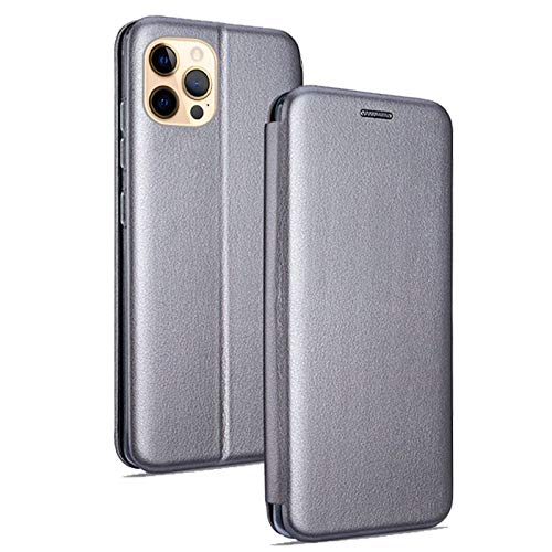 Cool Flip Cover for iPhone 12 Pro MAX Elegance Silver