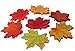 SunAngel 350 Pcs Artificial Maple Leaves Fall Leaves Silk Leaves Multiple Colour Simulation Faux Autumn Leaves Perfect Natural Autumn Decorations,Suitable for Thanksgiving Decor (350pcs, 7Multicolor)