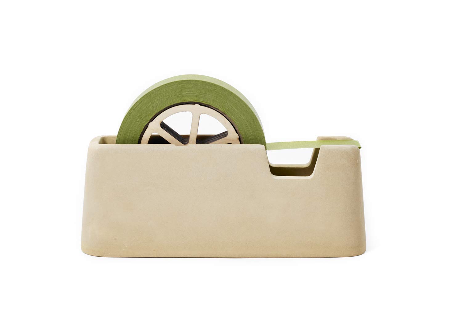 Areaware Concrete Tape Dispenser, Sand