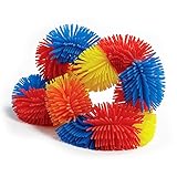 Tangle Jr. Hairy Sensory Fidget Toy, Red Orange Yellow Blue