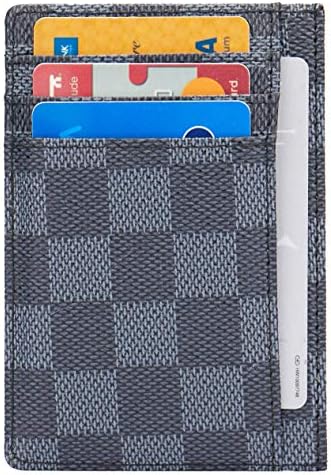 GoCra Small RFID Blocking Minimalist Credit Card Holder Pocket Slim Wallets for Men Women