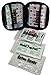 Mini First Aid Kit for Hiking & Camping, 100-Piece Small Durable Lightweight, Ideal for Travel Safety Backpacking Car Boat or Kids, Fully Stocked USA Fresh Basic Home Medical Supplies Portable