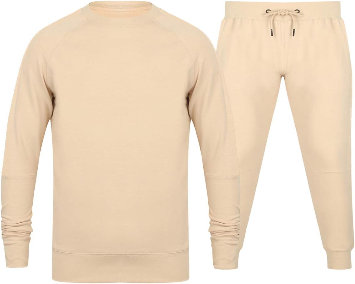 OutFit Designer New Men's Plain Round Neck Jogging Suit Full Tracksuit Stretchable Top and Bottom