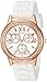 Accutime XOXO Women's XO8081 Analog Display Japanese Quartz White Watch