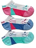 PUMA Women's 3 Pack Low Cut Socks