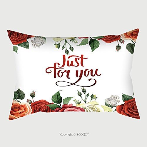 Custom Satin Pillowcase Protector Wildflower Rose Flower Frame In A Watercolor Style Isolated Full Name Of The Plant Rose 542900971 Pillow Case Covers Decorative
