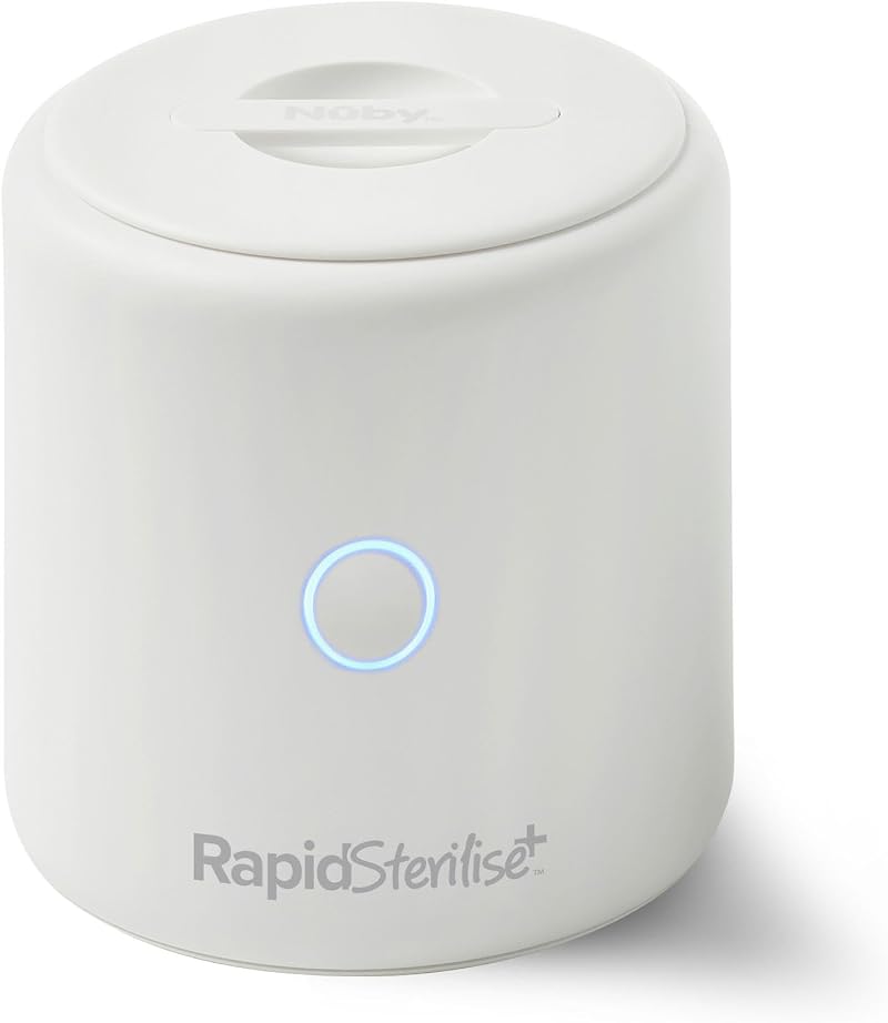 Nuby RapidSterilise+ Portable UV Steriliser White for RapidCool & Bottle