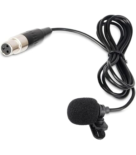 Amazon.com: Todlinkoc Lavalier Lapel Microphone with Mini XLR Jack
