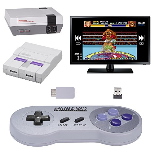 image for Wireless Controller for SNES Classic / NES Classic / PC, Urvoix 2.4G R