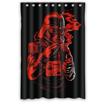 Colorful Smoking Darth Vader Star Wars Custom Waterproof Shower