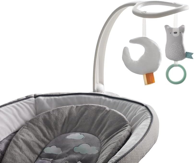 Graco Sense2Soothe 2-in-1 Baby Swing and Portable Rocker with Cry Detection Technology - Sailor