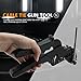Cable Tie Tool, 65 Manganese Steel Stainless Steel Fastening Cable Tie Gun Tension Wire Fastening Automatic Tensioner Cutter Tool, Cutting Width within 12mm, Black, 8.27 x 4.72 x 0.47inch