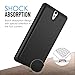 Sony Xperia C5 Ultra Case, MoKo [Shock Absorption] Slim Dual Layer Protective Case with Soft Silicone Bumper and Rigid PC Back Cover for Sony Xperia C5 Ultra 6.0 Inch (2015) - Black