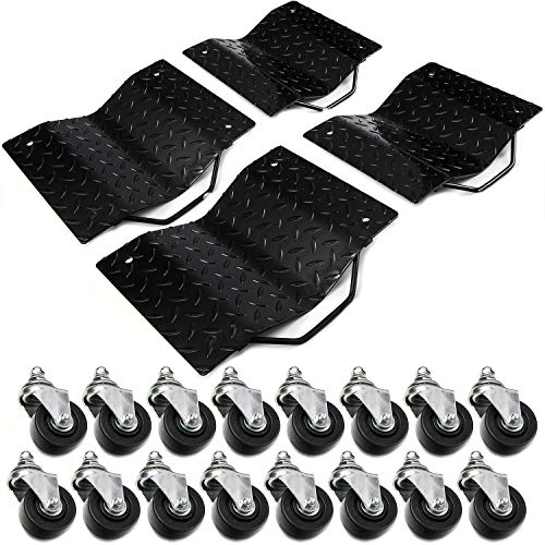 image for Venom 4x Heavy Duty Automotive Wheel Dolly Tire Dollies Set - Great fo