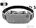 lymmax Running Belt, Waterproof Zipper Pocket Smart Phone/Rmovable Buckle/Adjustable Elastic Belt/Reflective Strip/Credit Card Slot Waist Pack - 4 inch to 5.7 inch