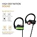 Wireless Sport Stereo Earbuds, Bluetooth Earphones with Built-in Mic, Wireless Bluetooth Headphones for Running and Workout with Noise Cancelling Capability