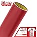 Siser Easyweed Red Heat Transfer Craft Vinyl 3 Feet x 15 Inches Roll Including Vinyl Weeding Tool