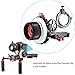 Neewer A-B Stop Follow Focus with Gear Ring Belt for Canon Nikon Sony and other DSLR Camera Camcorder DV Video, Fits 15mm Rod Film Making System,Shoulder Support,Stabilizer,Movie Rig (Red and Black)
