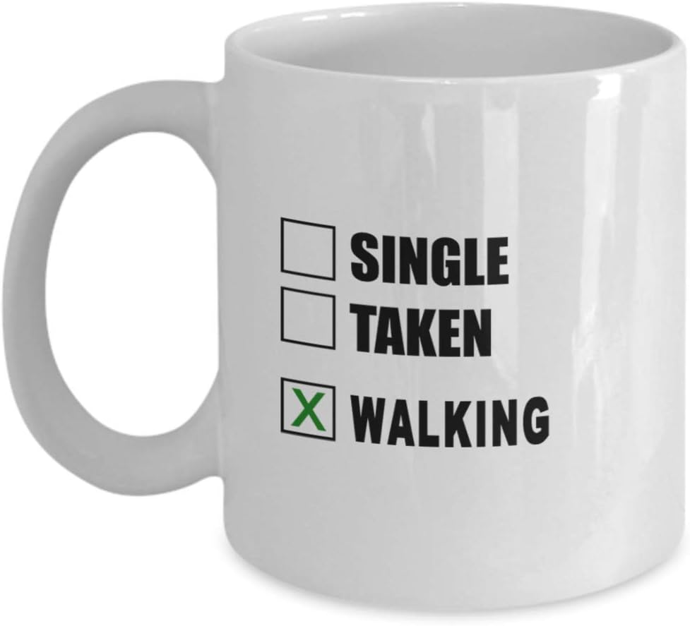 Walking Coffee Mug Great Gift For Walking, Unique Walking