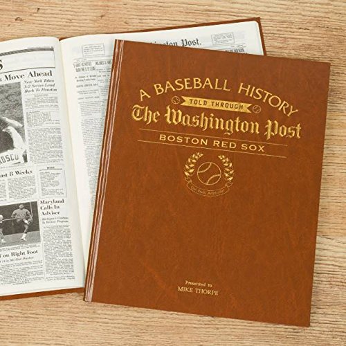 Washington Post Baseball Newspaper Book- Your Teams Baseball History Captured in Time- Copy of Your Teams Special Moments in a Bound Hard Back (Boston Red Sox)