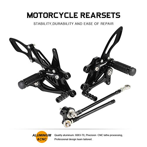 NEVERLAND CNC Motorcycle Adjustable Rearsets Footpegs Rear Sets for