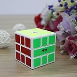 Goodplay QIYI Mofangge MFG SQUARE-1 SQ-1 Non-cubic Speed Cube Irregular Shapes Puzzles Sticker White with Cube Stand